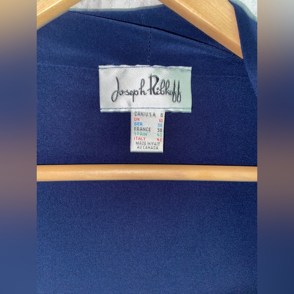 Made in 🇨🇦 Joseph Ribkoff‎ NWT Nautical Rhinestone Anchor Top Size 8 - Picture 3 of 11